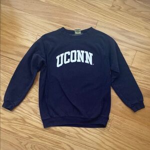 Vintage UConn Huskies Navy Crewneck Sweatshirt Size L 18/20